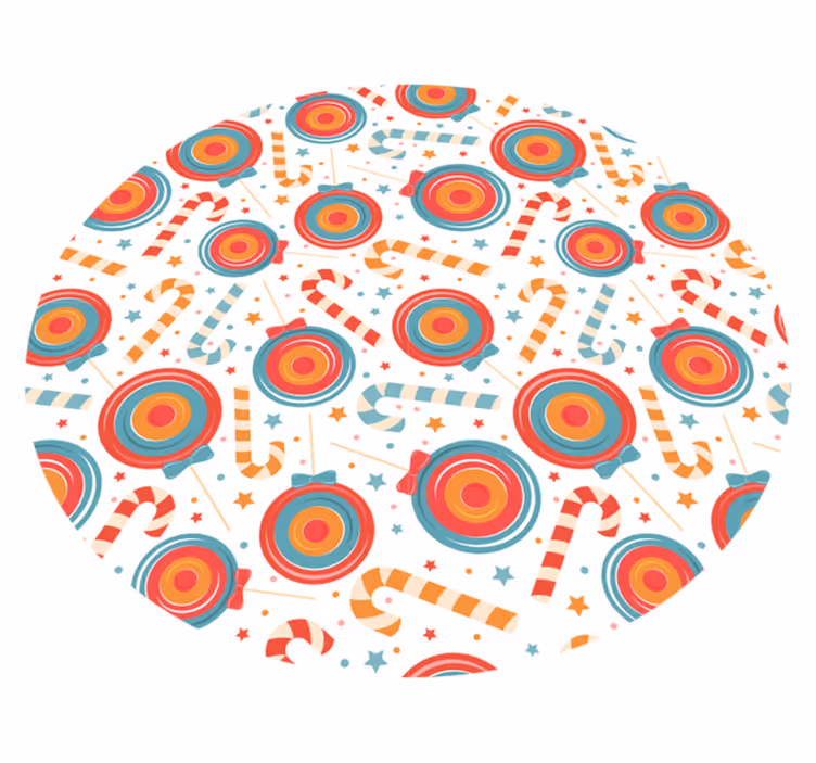 Candyland Imagery game rug - TenStickers