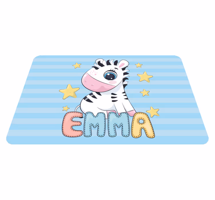Zebra Striped Fun kids carpet - TenStickers