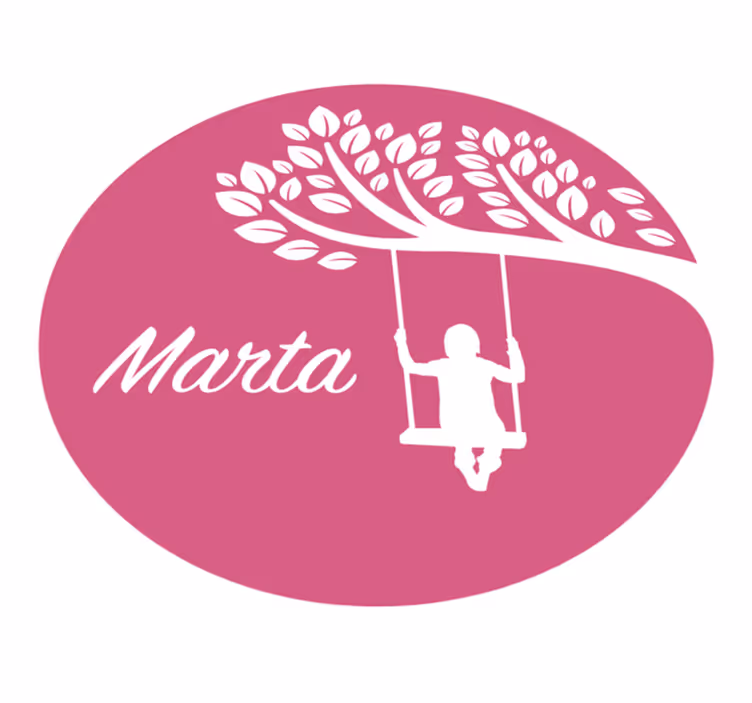 Personalized Swing custom floor mat - TenStickers