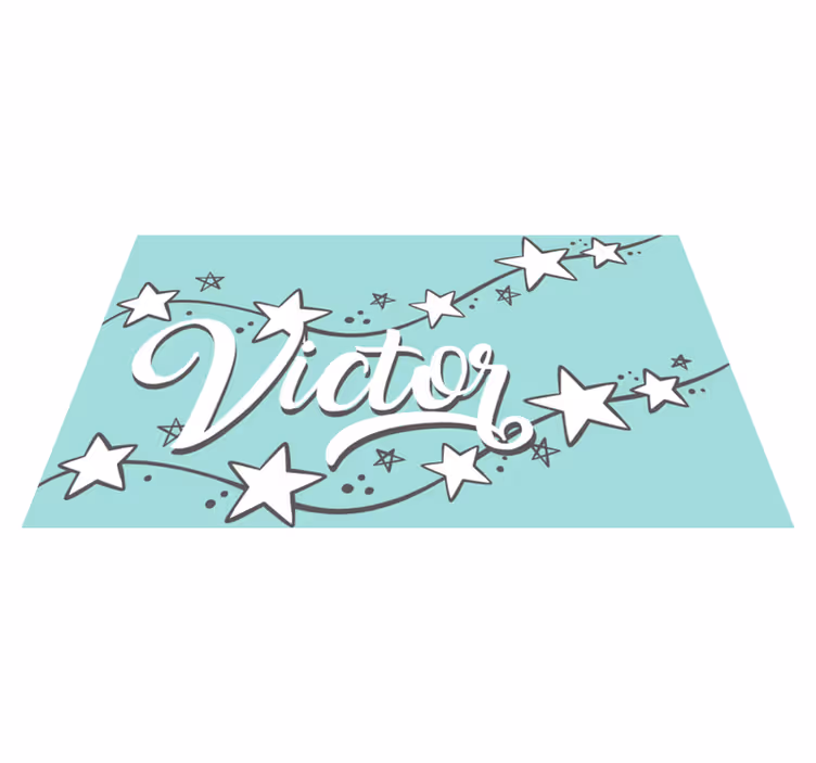 Customizable Stardust custom floor mat - TenStickers