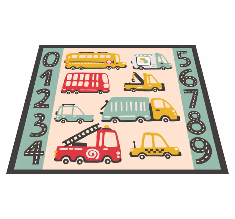 Vehicular Fun kids carpet - TenStickers