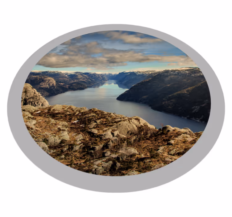 Scenic Landscape View nature rug - TenStickers