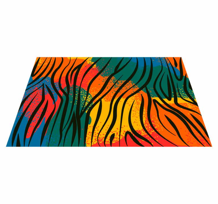 Vibrant Nature Element nature rug - TenStickers