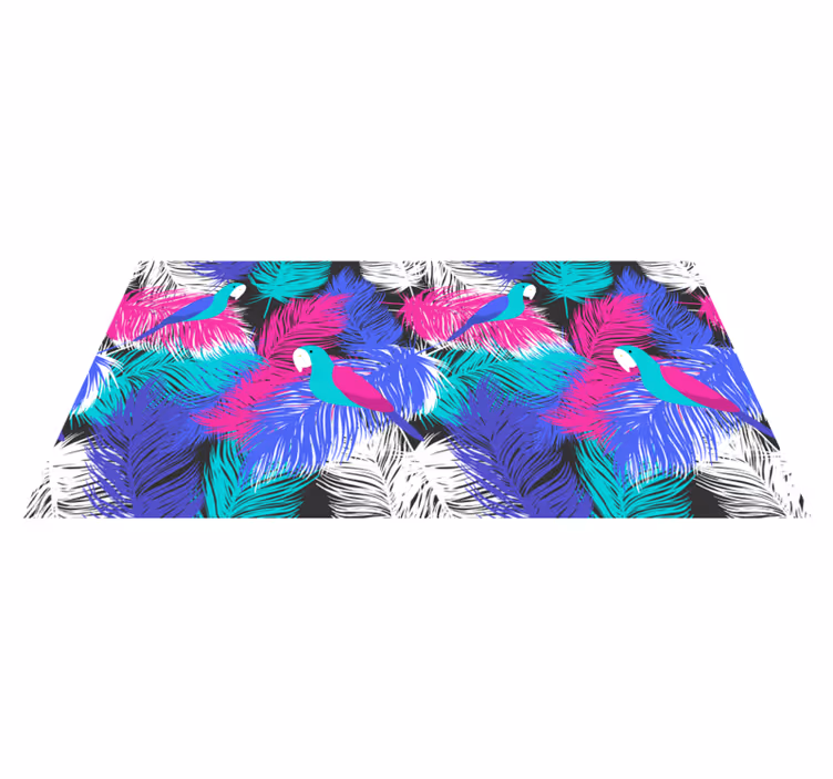 Tropical Toucan animal mat - TenStickers