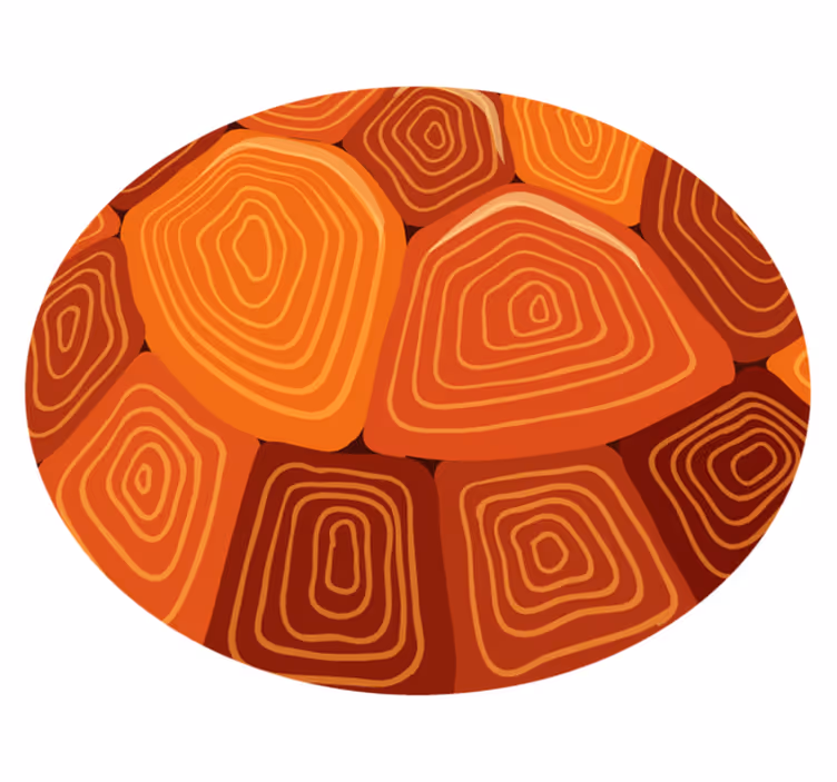 Organic Contours texture rug - TenStickers