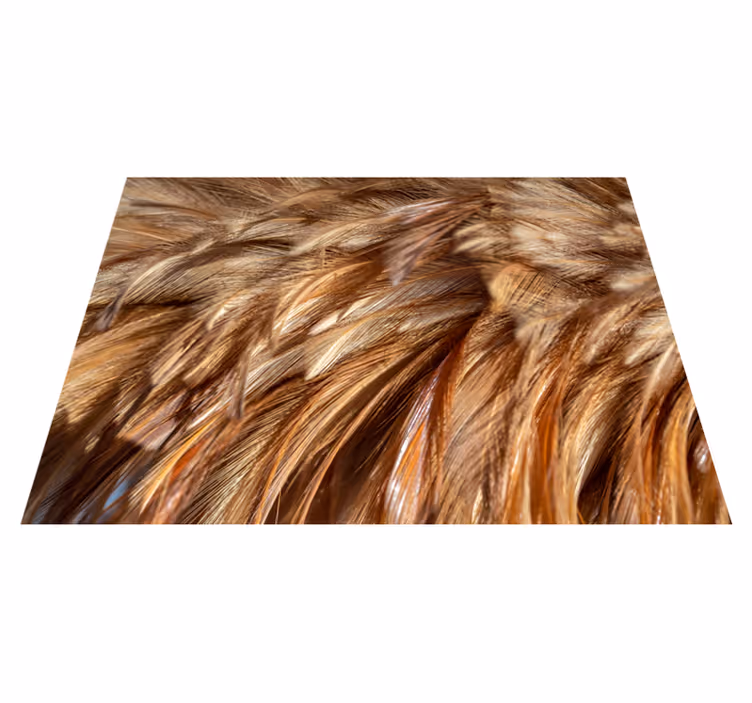 Swirling Fur animal print rug - TenStickers