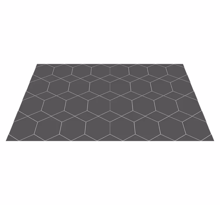 Hexagonal Tiles tile carpet - TenStickers