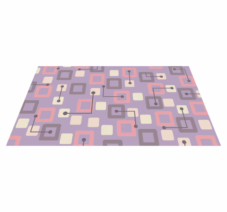 Geometric rug circuit design - TenStickers