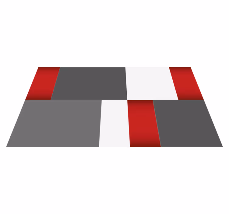 Minimalist Blocks minimalistic rug - TenStickers