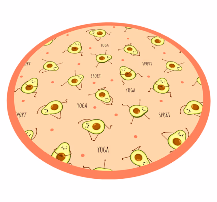 Avocado Activity Play kids carpet - TenStickers