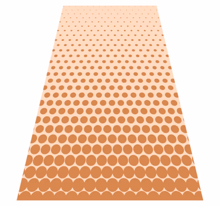 Polka Dot Gradient stripes rug - TenStickers