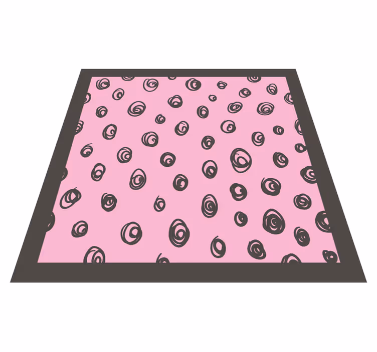 Spiral Pattern Decor bedroom carpet - TenStickers