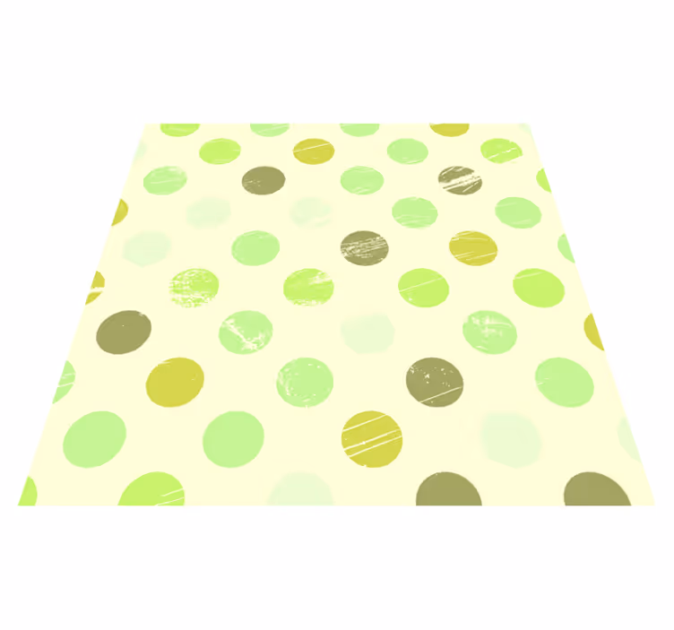 Polka Dot Harmony geometric rug - TenStickers