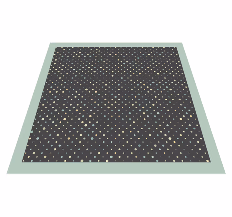 Polka-Dot Pattern stripes rug - TenStickers