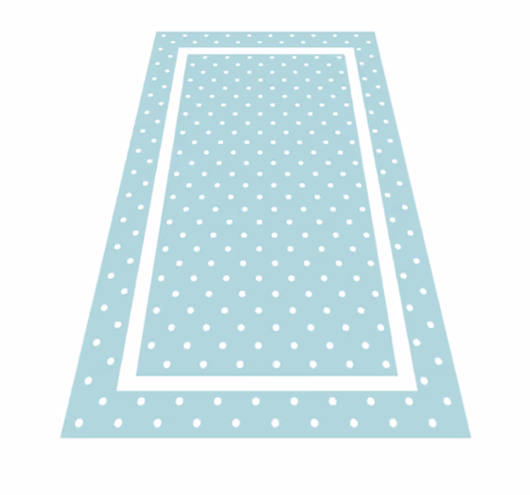 Polka Dot Simplicity bedroom carpet - TenStickers