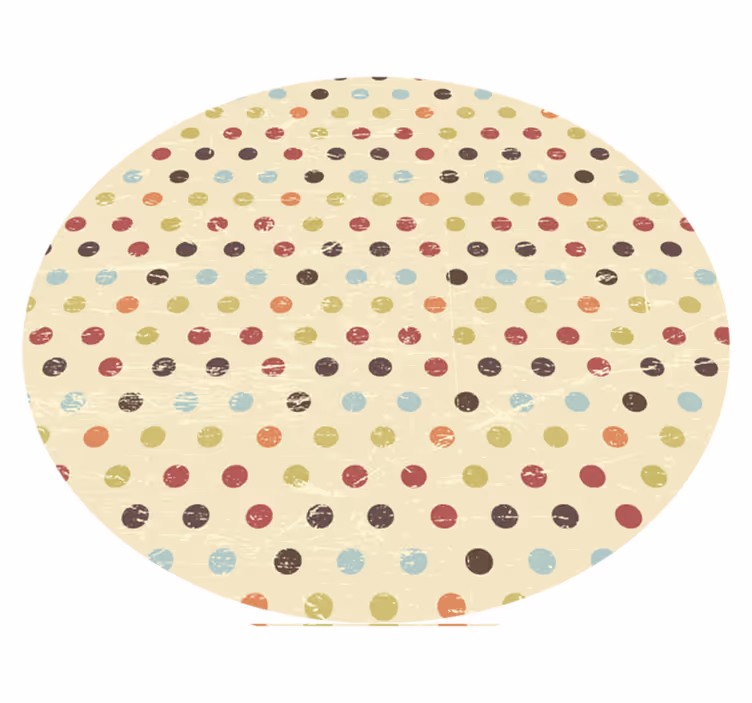 Polka Dot Textiles texture rug - TenStickers