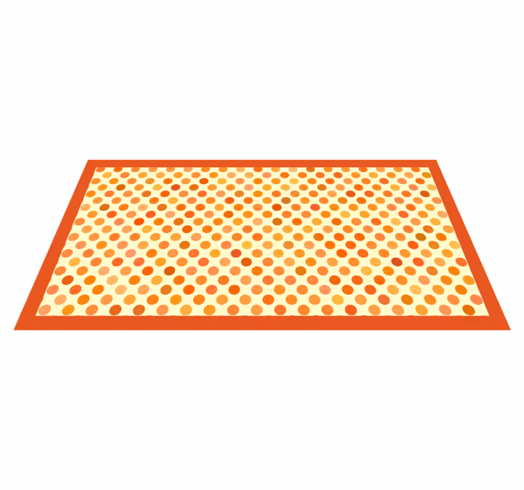 Polka Dotted Arrays stripes rug - TenStickers