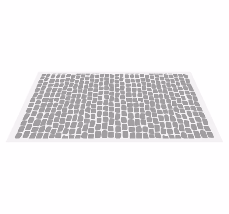 Monochrome Lattice tile carpet - TenStickers
