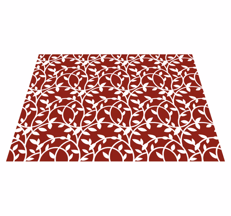 Elegant inspiration floral rug - TenStickers