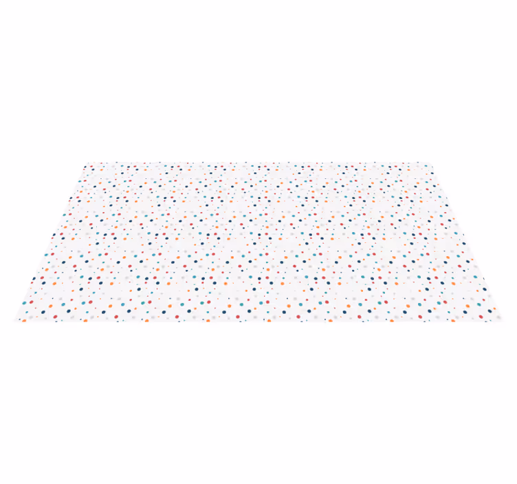 Polka Dot Fun kids carpet - TenStickers