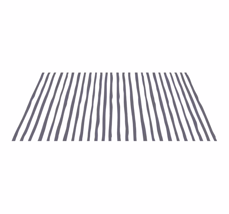 Stylish black and white dining room rug - TenStickers