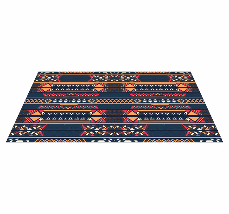 Tribal Pattern Motif ethnic rug - TenStickers