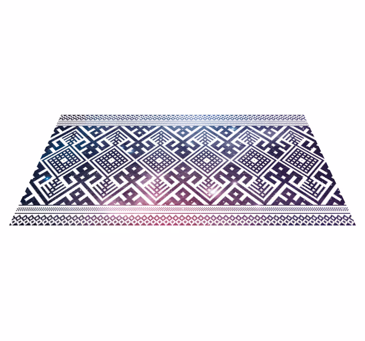 Galaxy  stripes vinyl floor carpet - TenStickers