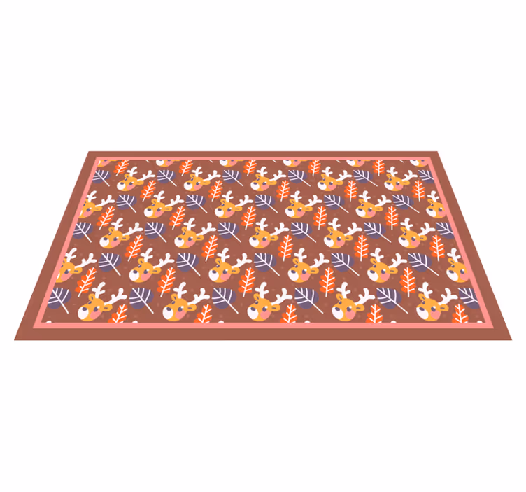Baby deers design christmas rug - TenStickers