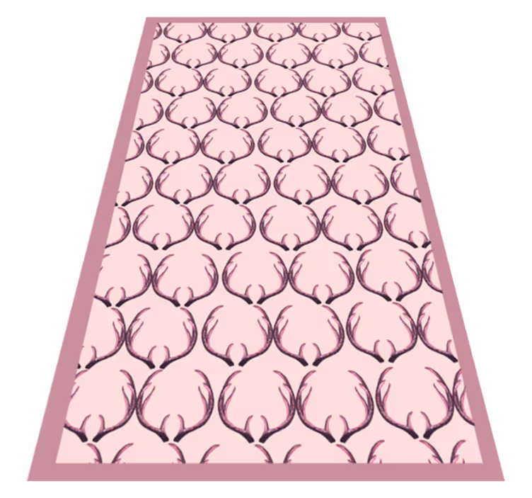 Elegant Antler Motif nordic rug - TenStickers
