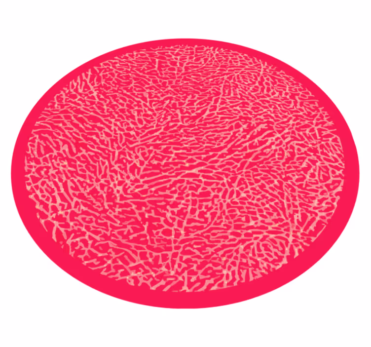 Vivid pink design texture rug - TenStickers