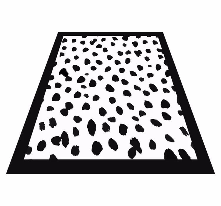 Bold spotted style bedroom carpet - TenStickers