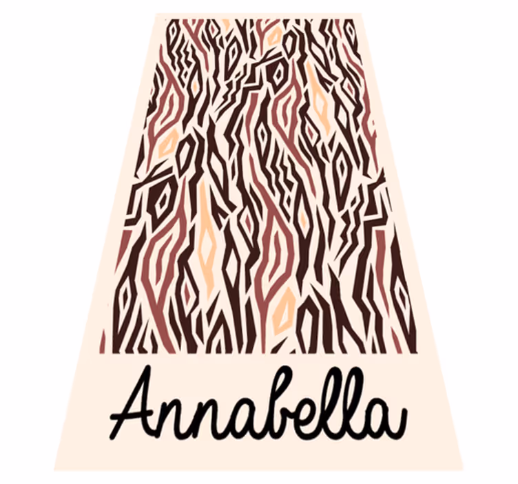 Stylized Animal Pattern custom floor mat - TenStickers