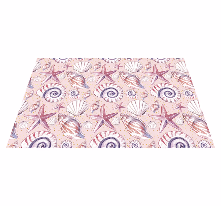 Shells and Celestials nature rug - TenStickers
