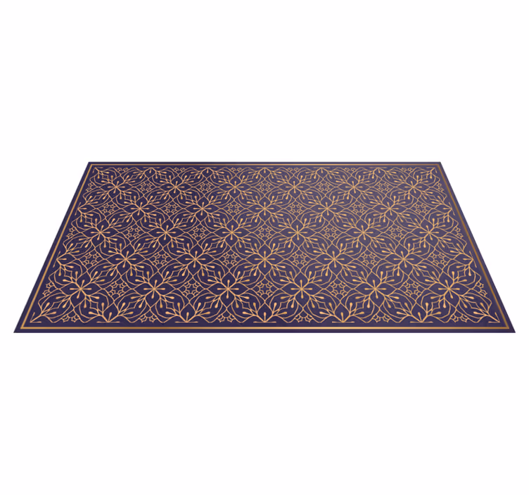 Graceful Botanical Idea floral rug - TenStickers