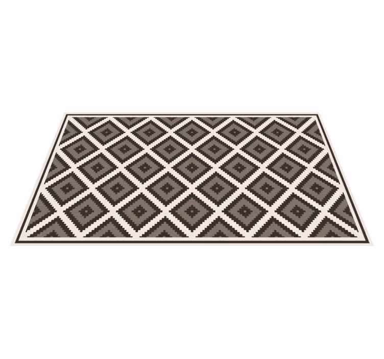 Diamond Concept geometric rug - TenStickers