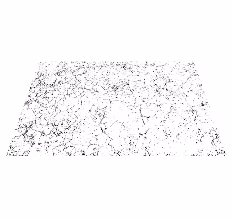 Cracked White Surface marble rug - TenStickers