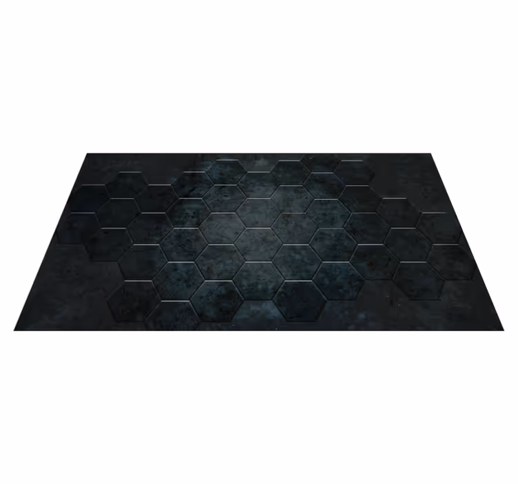 Hexagonal Pattern tile carpet - TenStickers