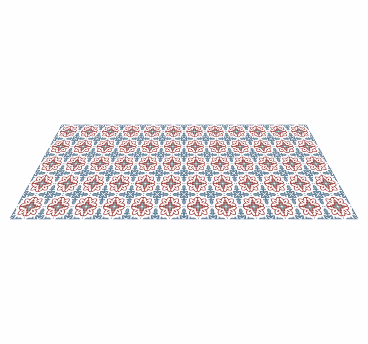 Botanical Inspired Element mosaic rug - TenStickers