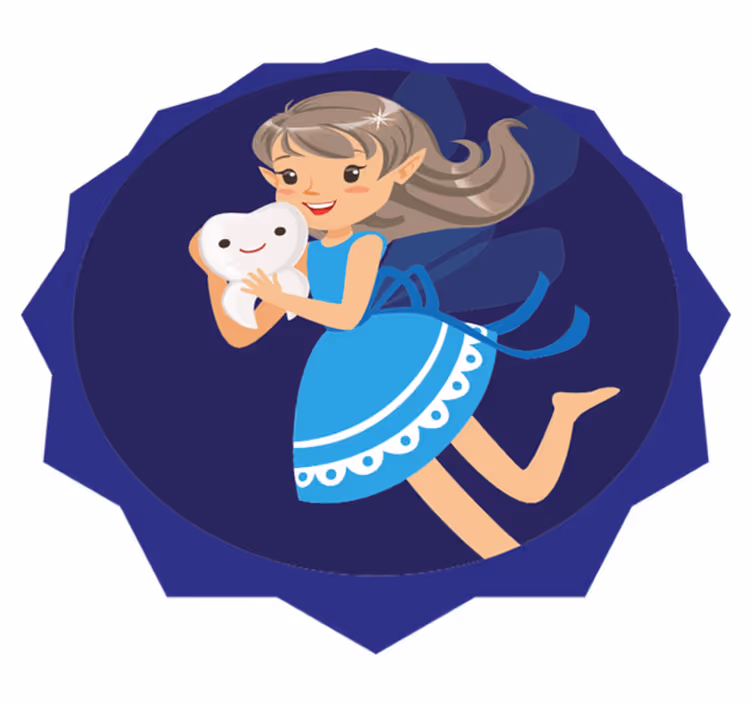 Tooth Fairy Adventure kids carpet - TenStickers