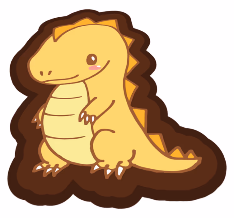 Cute dinosaur dinosaur kids carpet - TenStickers