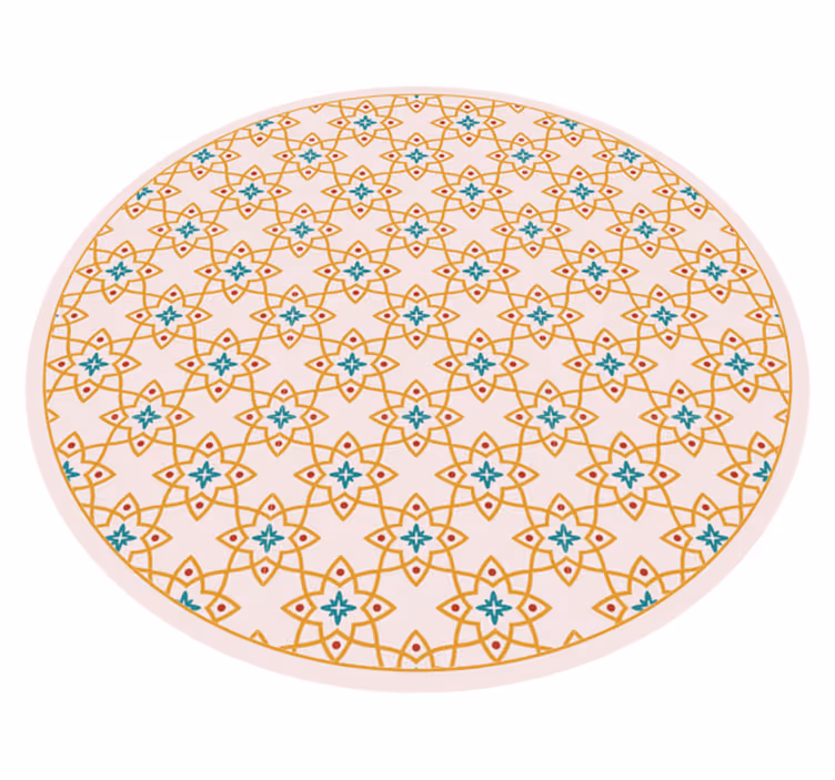 Vibrant mosaic arrangement kitchen mat - TenStickers