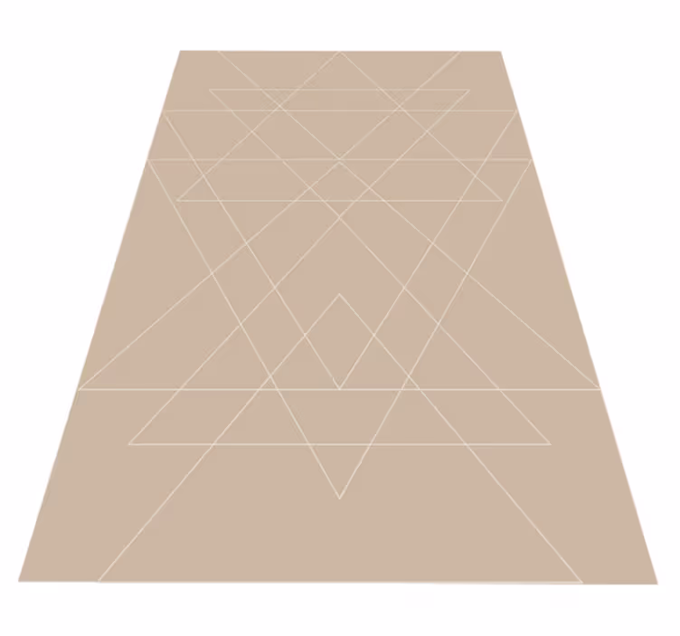 Nordic triangles mosaic mosaic floor tiles - TenStickers