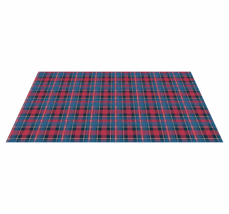 Checkered Pattern Style stripes rug - TenStickers