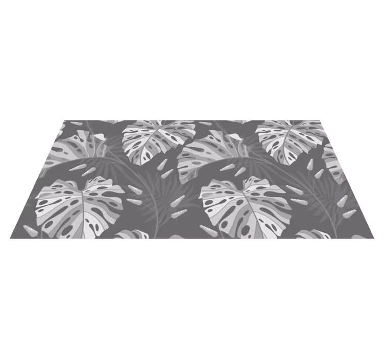 Monstera Leaf Patterns nature rug - TenStickers