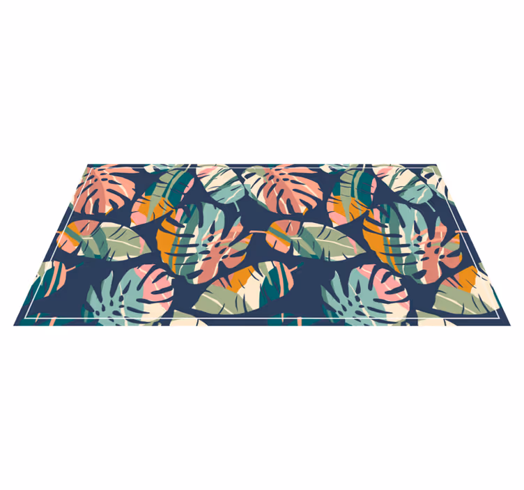 Tropical Leaf Concept nature rug - TenStickers