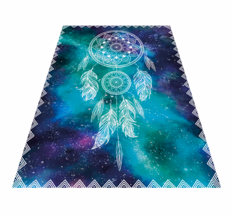 Dream Catcher Pattern mandala rug - TenStickers