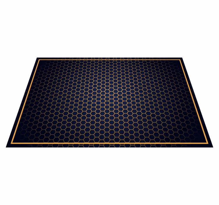 Honeycomb Chic geometric rug - TenStickers