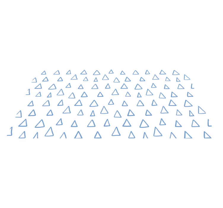 Triangle Patterned Design geometric rug - TenStickers