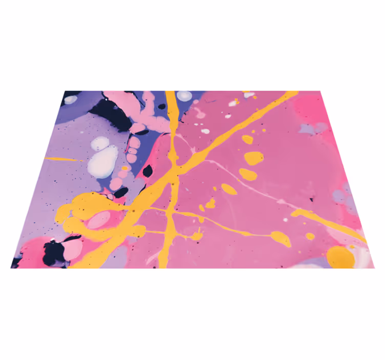 Colorful Abstract Splashes texture rug - TenStickers