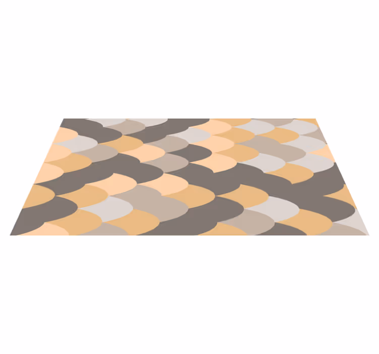 Subtle Wave Pattern stripes rug - TenStickers